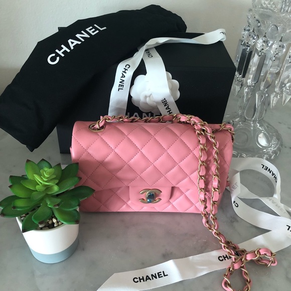 CHANEL Handbags - SOLD 🛑Chanel mini New with tag pink lovers 019